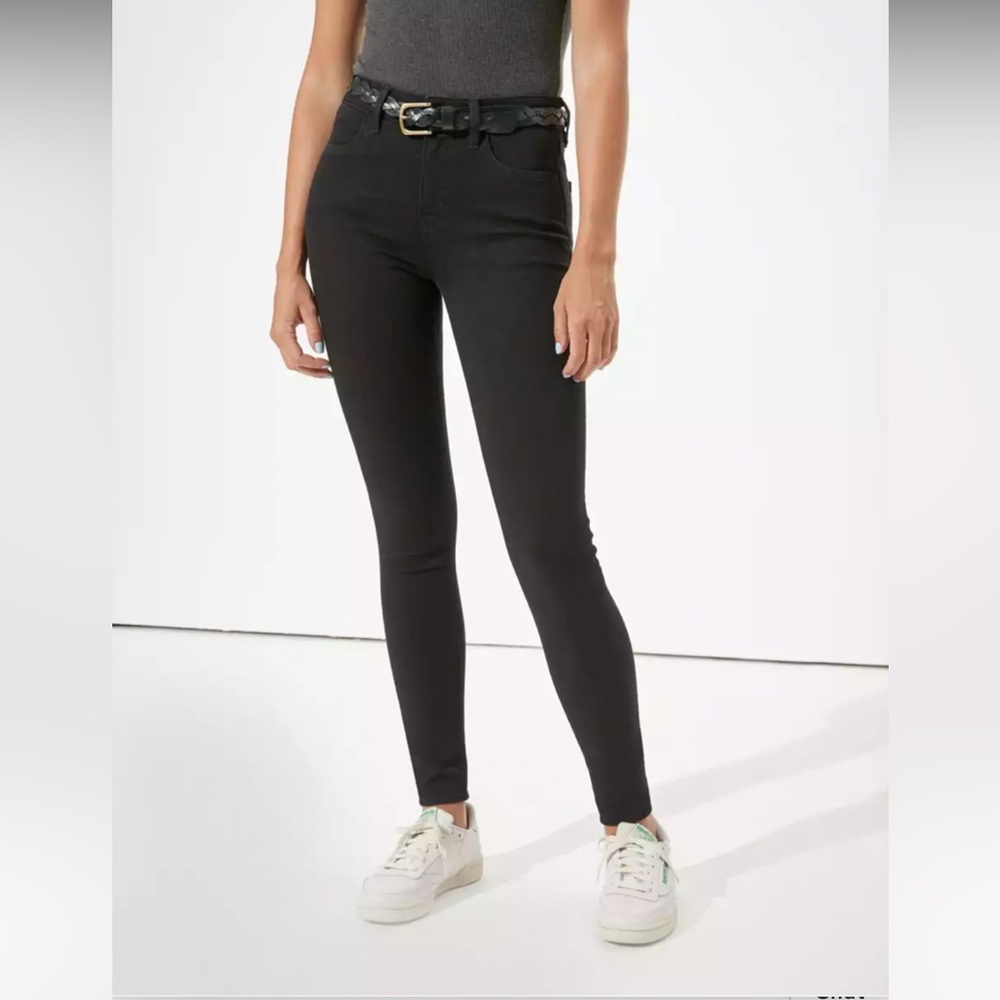 AE Dream High-Waisted Black Skinny jeans size 8